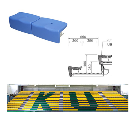 BENCH TYPE BLOW MOLDED